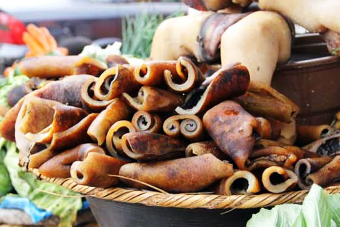 Image result for Sale of poisonous ponmo: lagos arrest three, warns public against consumption